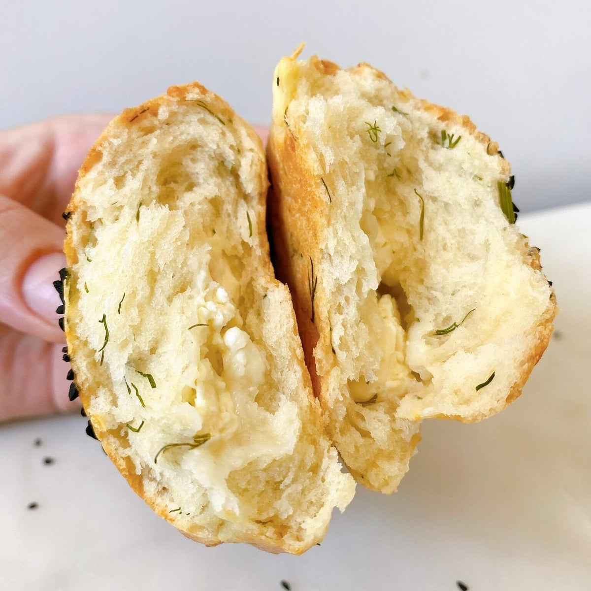 Turkish Bun with Dill & Feta