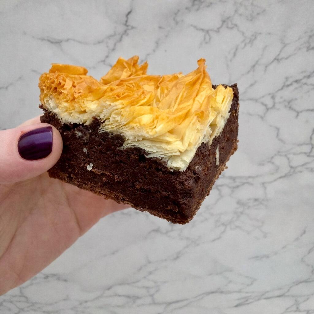 Introducing Liv's Baklava Brownie – A Fusion of Delight!