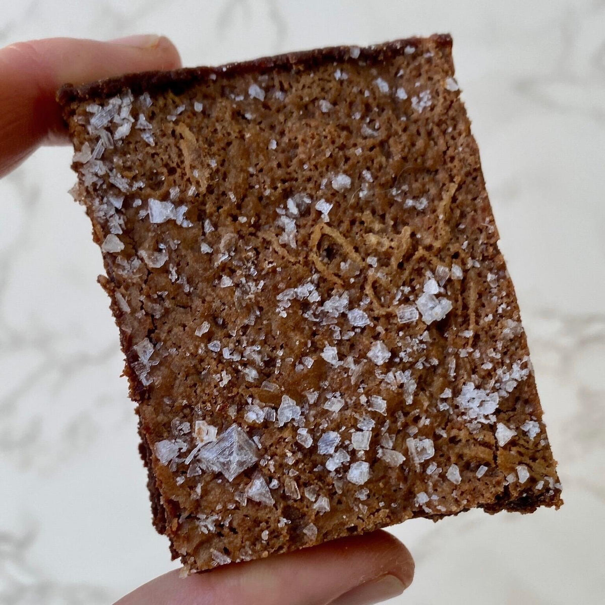 Gluten Free Maldon Sea Salt Brownies