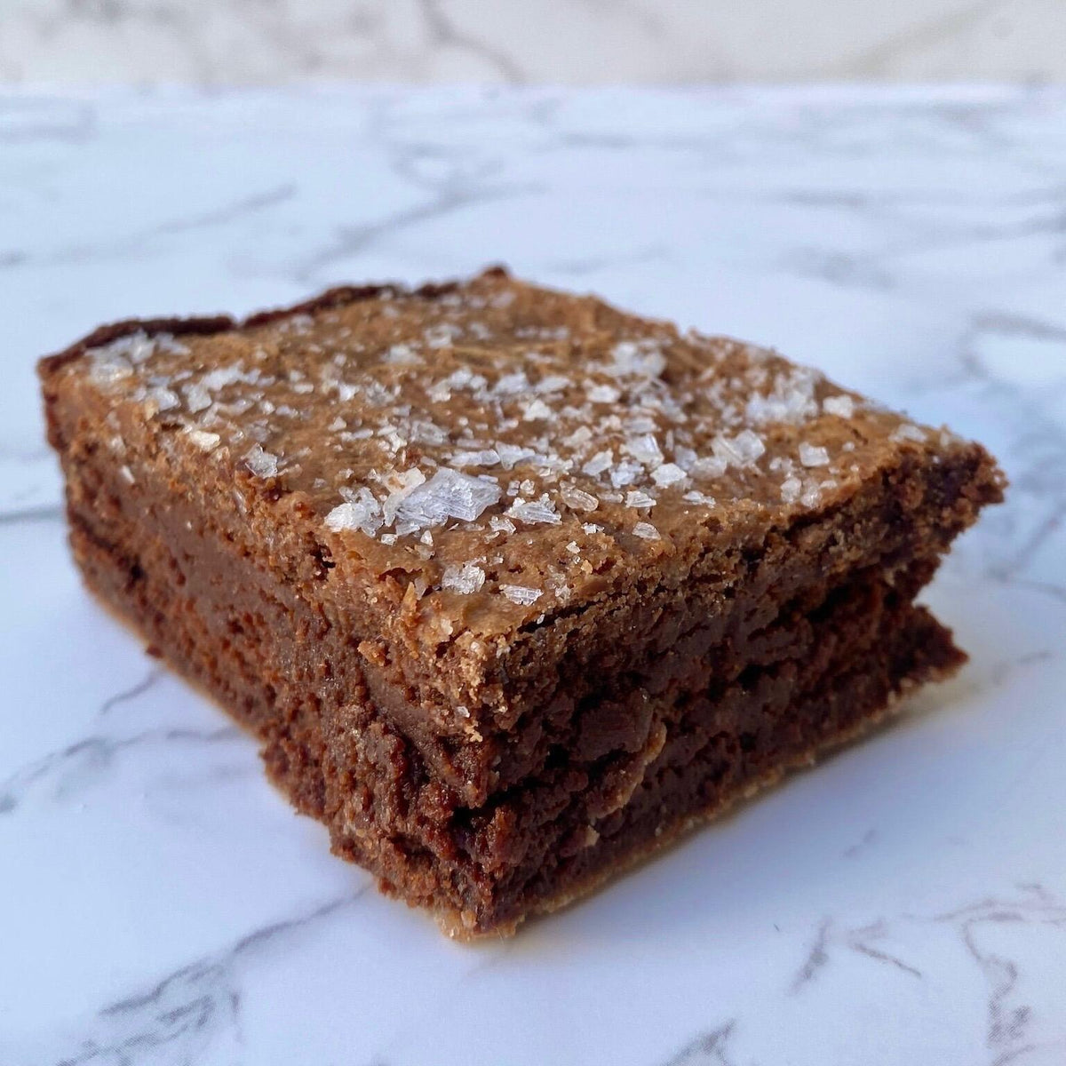 Gluten Free Maldon Sea Salt Brownies
