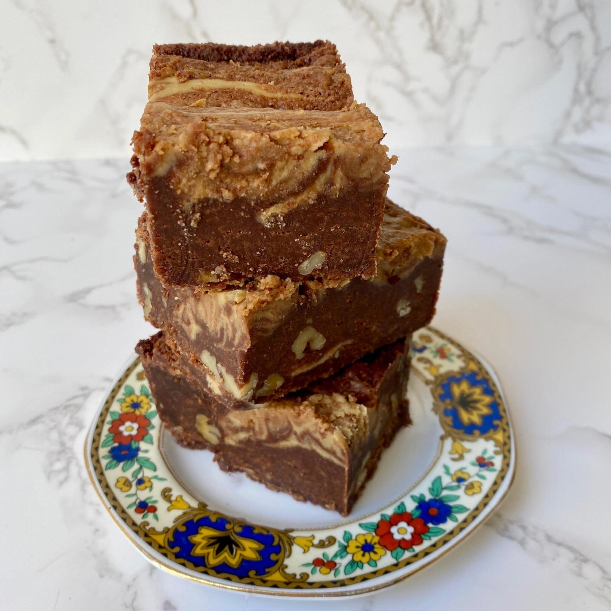 Tahini and Walnut Brownies