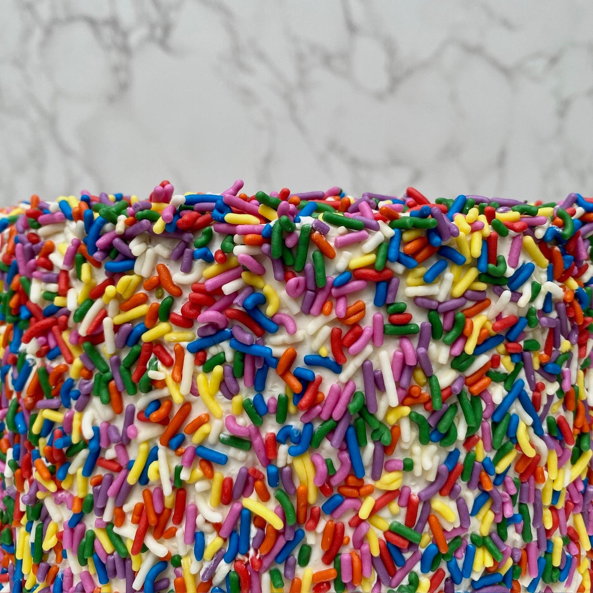 Rainbow Cake with GetBaked Sprinkles ®