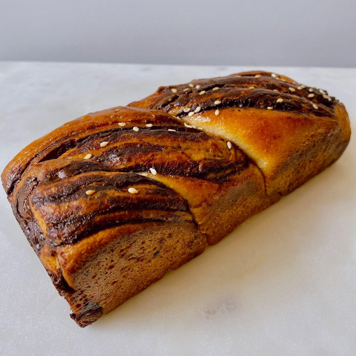 Babka With Chocolate Tahini