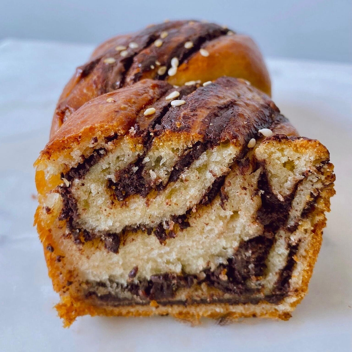 Babka With Chocolate Tahini