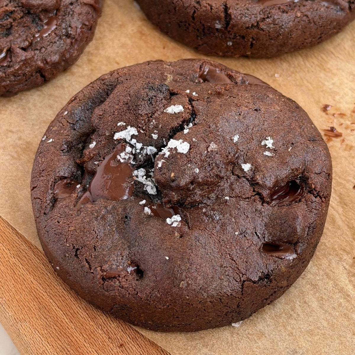 Olive Oil Double Chocolate Cookies