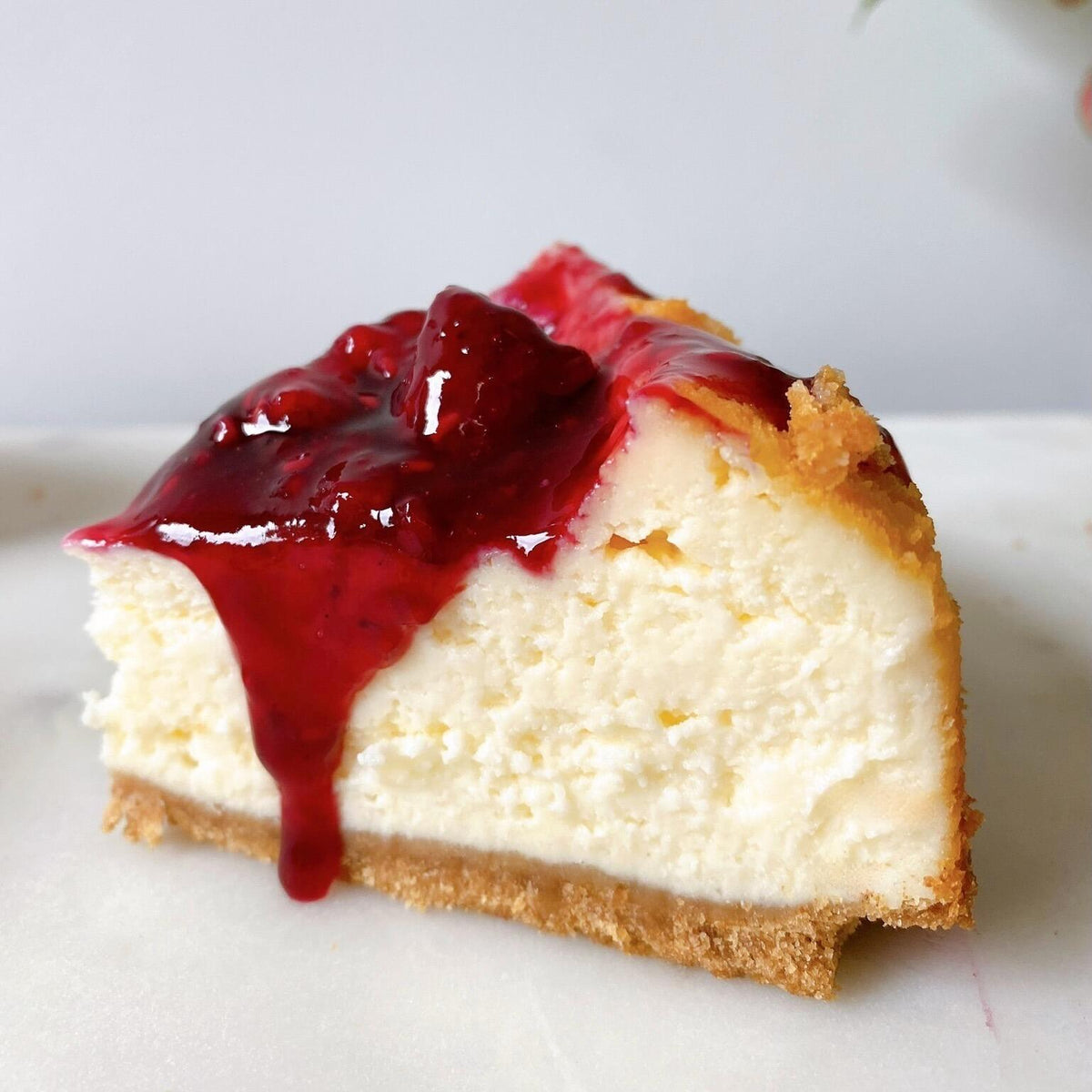 New York Cheesecake with Berry Compote