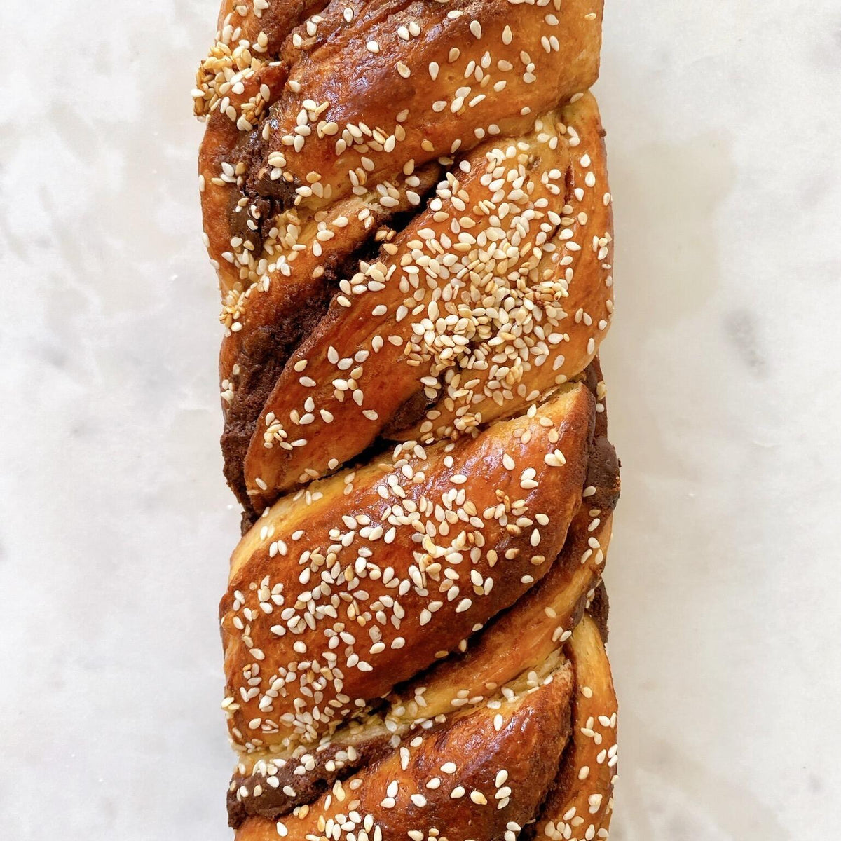 Babka With Chocolate Tahini