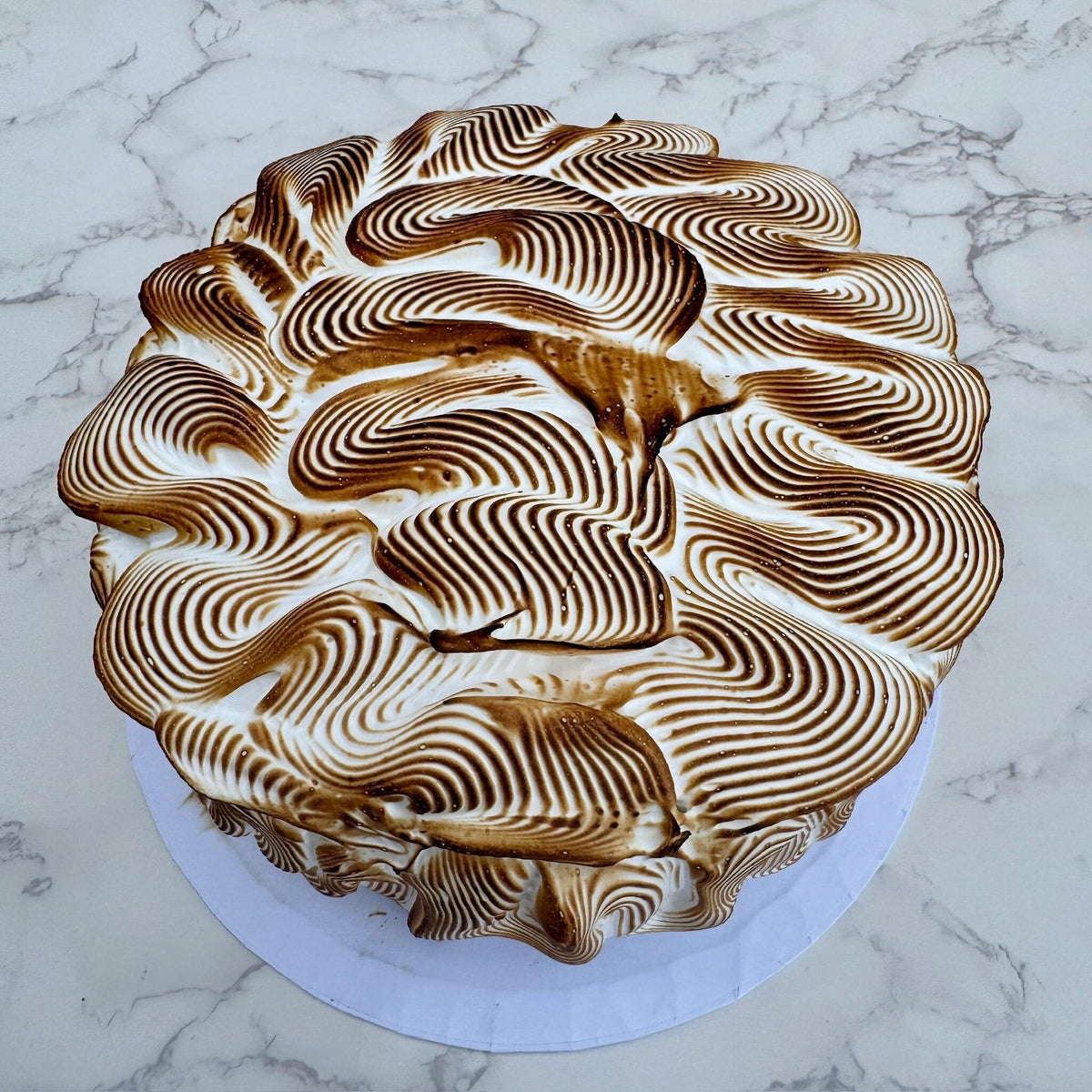 zesty lemon cake with meringue