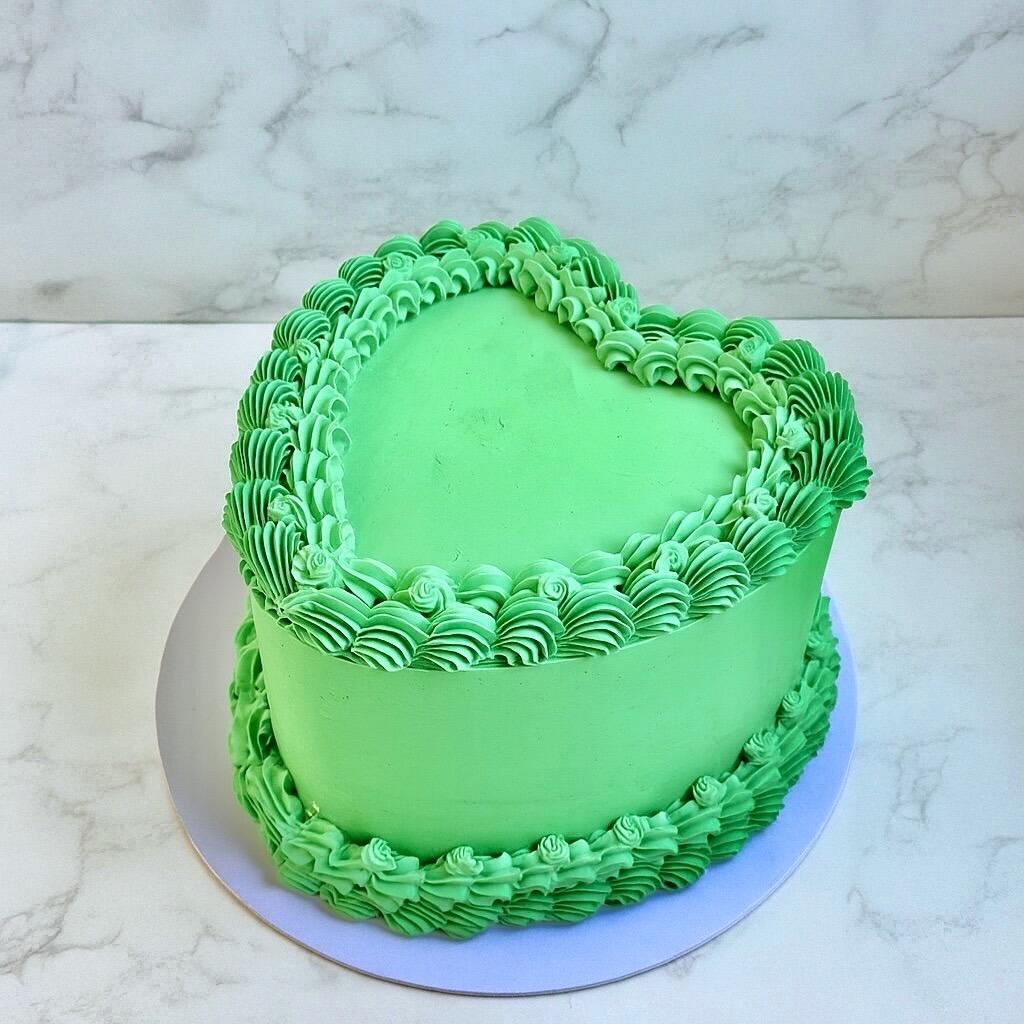 Vintage Heart Cake